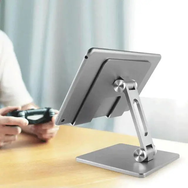 Alt view image 2 of 3 - 1Pcs Laptop Cooling Rack Folding Adjustable Aluminum Alloy Tablet Stand Computer Holder Desktop Stand Office Laptop