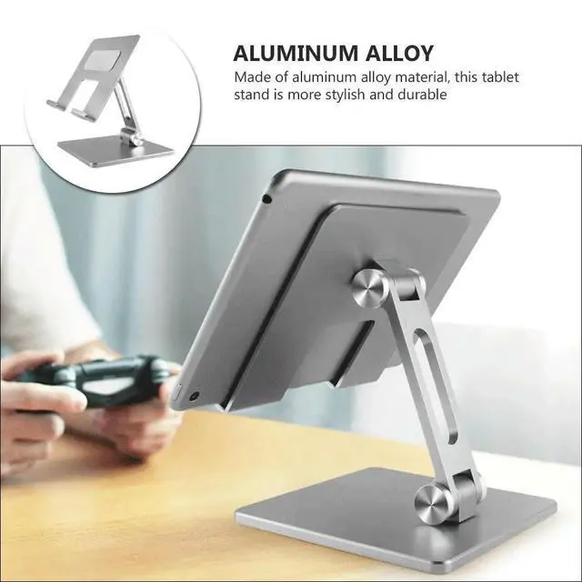 Alt view image 3 of 3 - 1Pcs Laptop Cooling Rack Folding Adjustable Aluminum Alloy Tablet Stand Computer Holder Desktop Stand Office Laptop