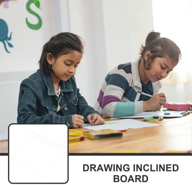 Alt view image 3 of 3 - Acrylic Drawing Board Inclined Clear Painting Palette Multi Function Slant Drawing Slant Board Waterproof Painting Tool
