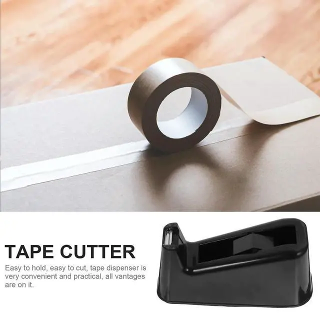 Alt view image 3 of 3 - Tape Cutter Reliable ABS Stainless Steel Professional Tape Holder for Office School Home Desk Dispenser Convenient