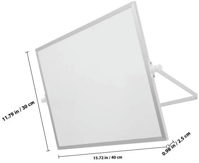 Alt view image 3 of 3 - Dry Erase Magnetic Whiteboard Aluminium Frame Multi Use Writing Board Easy Erase Office School Message Board Desktop Whiteboard