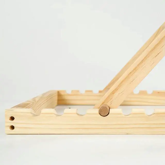 Alt view image 3 of 3 - Wooden Easel For Artists Pine Table Frame Adjustable Stand Display For Posters Paintings Wedding Decor Kids Art Studio Home