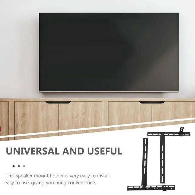 Alt view image 2 of 3 - 1Set Universal Heavy Duty l Speaker Mounting Bracket for Home Hotel Bar Club Easy Install Sturdy Speaker Support Stand