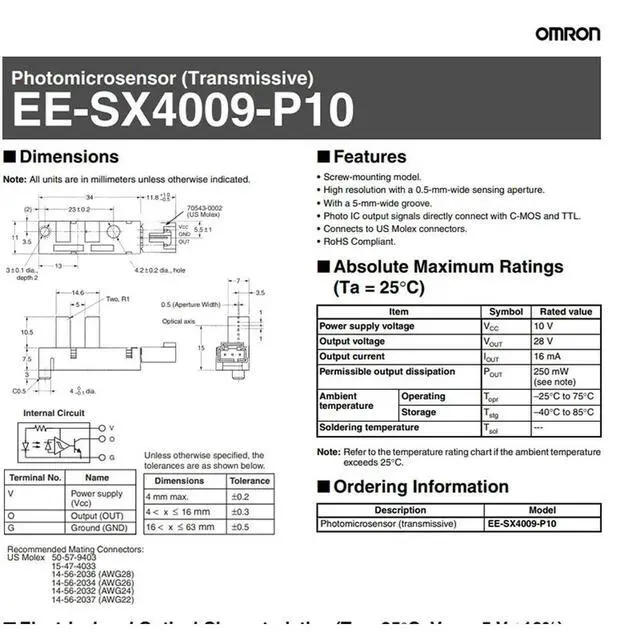 Alt view image 2 of 3 - For SX4009-P20 EE-SX4009-P20 1 Pcs