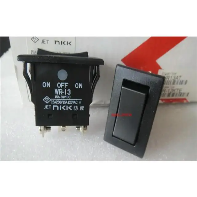 Alt view image 2 of 3 - For NKK WR-13 15A25 Power Supply Ship Switch 3 Pin 3 Gear Rocker Arm Switch 0V