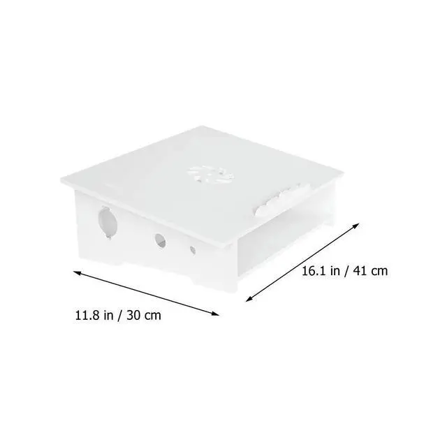Alt view image 2 of 3 - Cooling Computer Stand Laptop Elevated Rack White S Heat Reducer Home Office School Use Item Space Saving