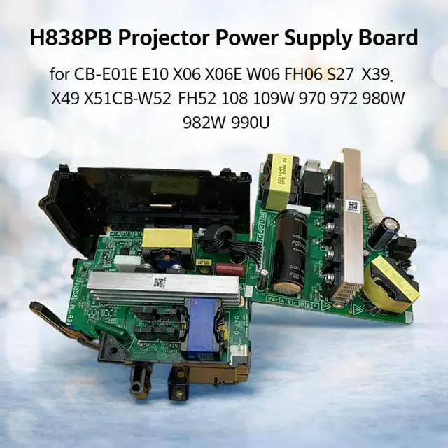 Main image of H838PB Projector Power Supply Board for EB-X05+ W05+ S41+ X41+ W42 CH-TZ2100 TW5400 TW5600 TW5650 FH06 EB-X140 W140 U140 EX5260