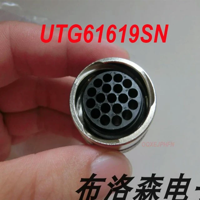 Main image of For SOURIAU UTG61619SN circular connector 19P female pin plug housing