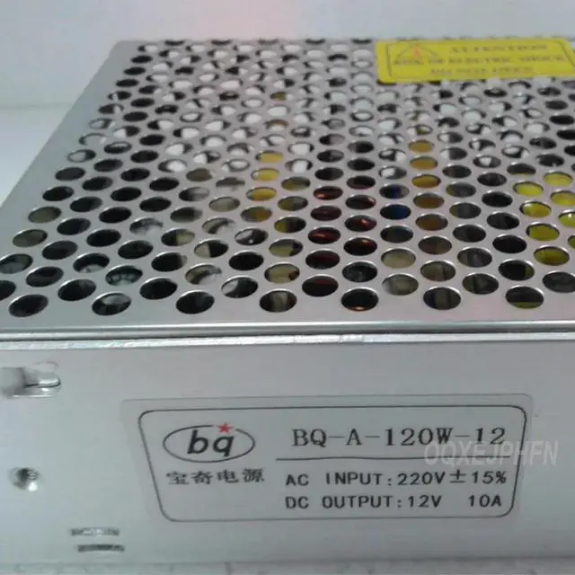 Alt view image 3 of 3 - Power supply For BQ-A-120W-12 12V10A 120W Switching power supply monitoring LED light emitting word special 1