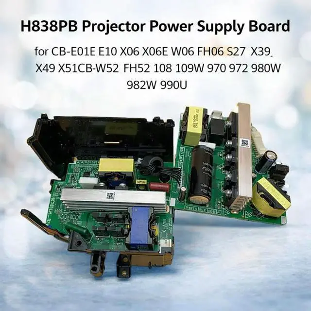 Alt view image 2 of 3 - H838PB Projector Power Supply Board for CB-S41 X41 U42 W42 S400 X400 VS350 E20 CB-S41 X41 U42 W42 S400 X400 VS350 E20