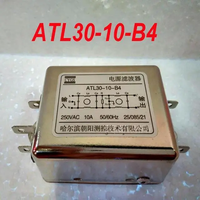 Main image of For ATL30-10-B4 AC 220V Bipolar Power Supply Filter 10A Insert Filter 1 Pcs
