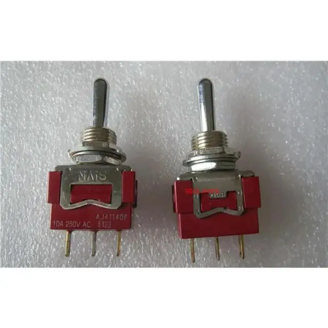 Alt view image 2 of 3 - For AJ41140 3-Speed Self-elastic Button Switch 3-Pin Bilateral Reset Shaking Head Switch AJ41140F 10A250V