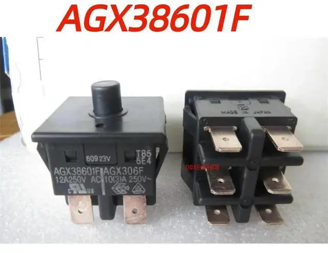 Main image of For AGX38601F Push button reset switch 6-pin self-elastic button power switch 12A250V