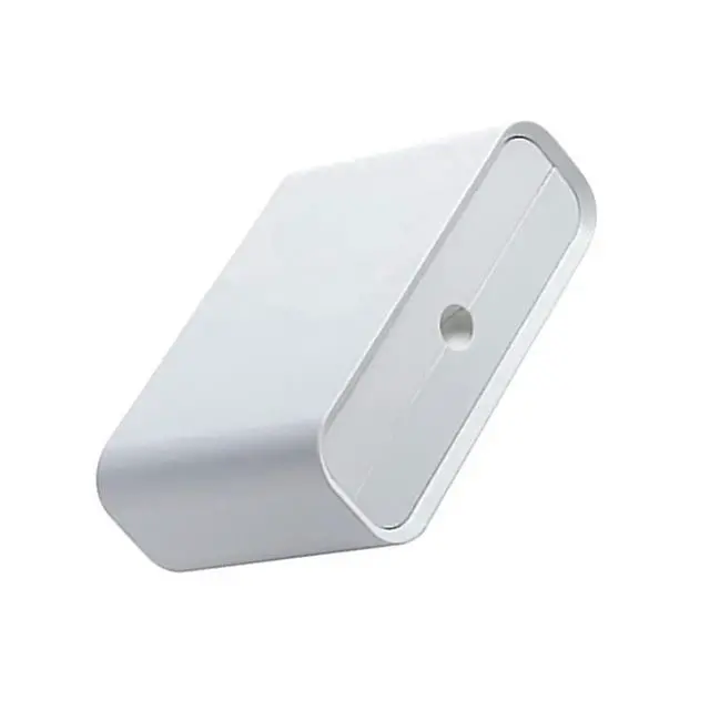 Alt view image 3 of 3 - Multifunctional Computer Screen Stand White Unique Desk Shape Monitor Shelf Desktop Organizer Strip Cable