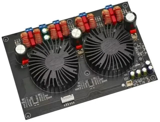 Main image of Latest TPA3255 four-channel digital class D high-power amplifier board 300W*4 (luxury fan Version) 20HZ~20KHZ