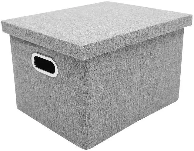 Main image of Stable Desktop File Organizer Box Firm Construction Large Capacity for Books Papers Files Office Home Use File Container