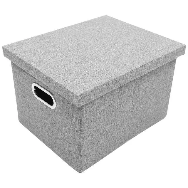 Alt view image 3 of 3 - Stable Desktop File Organizer Box Firm Construction Large Capacity for Books Papers Files Office Home Use File Container