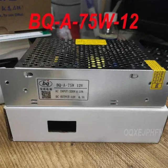 Main image of Power supply For BQ-A-75W-12 BQ-A-75W 12 12V6.3A 70W monitor LED counter light 1 Pcs