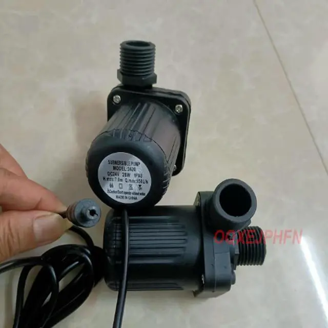 Alt view image 2 of 2 - For Head care bed hair washing bed submersible pump SUBMERSIBLE PUMP 3620 DC24V 28W 850L/H 7M 3620 Pump