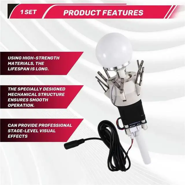 Alt view image 3 of 3 - Relectric Flower Door Opener US Plug Wedding Stage Curtain Open And Close Machine Flower Opening And Closing De
