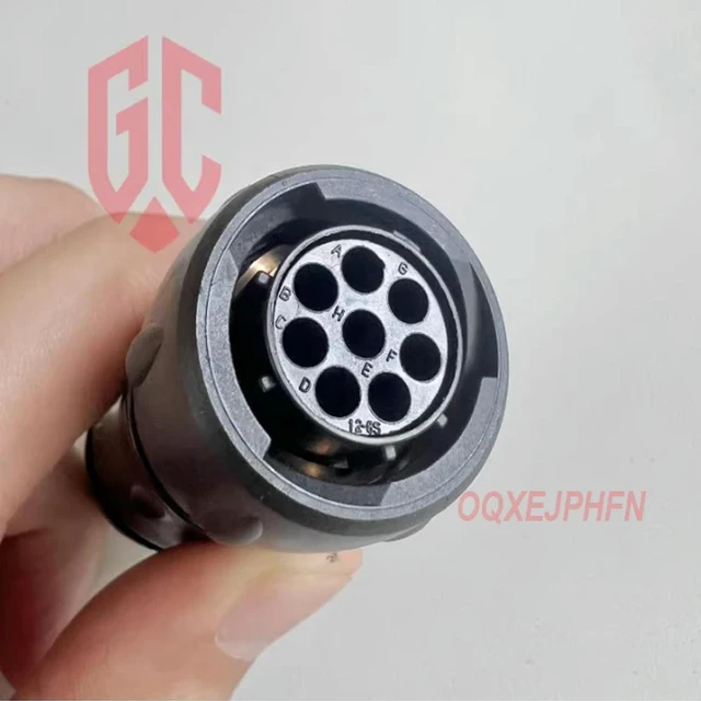 Alt view image 3 of 3 - For SOURIAU UTS6JC128S 8P cable mounting female pin plug without pin