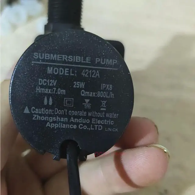 Alt view image 3 of 3 - For 4212A DC12V 25W Special Water Pump for Water Circulation Head Therapy Instrument