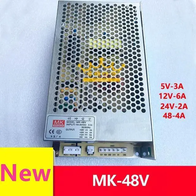 Alt view image 3 of 3 - Power Supply For MINGKUN 48V4A 24V2A 12V6A 5V3A MK-48V