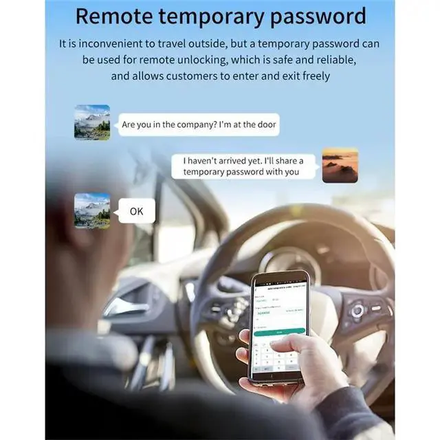 Alt view image 3 of 3 - Tuya Glass Door Lock 13.56Mhz IC Card Support 3D Face Recognition Biometric Fingerprint Unlocks