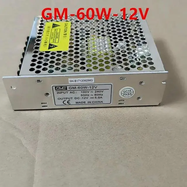 Main image of Power Supply For GVE 12V5A 60W Power Supply GM-60W-12V