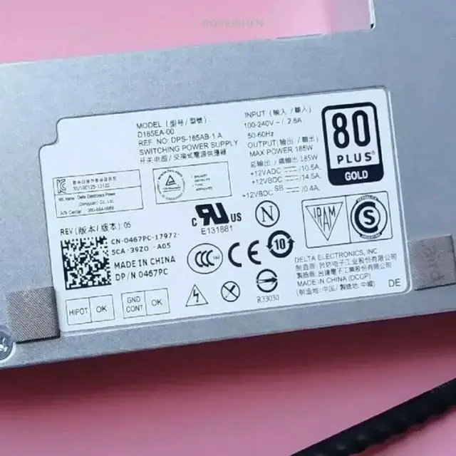 Alt view image 2 of 2 - Power Supply For 185W D185EA-00 DPS-185AB-1 A 0467PC 467PC
