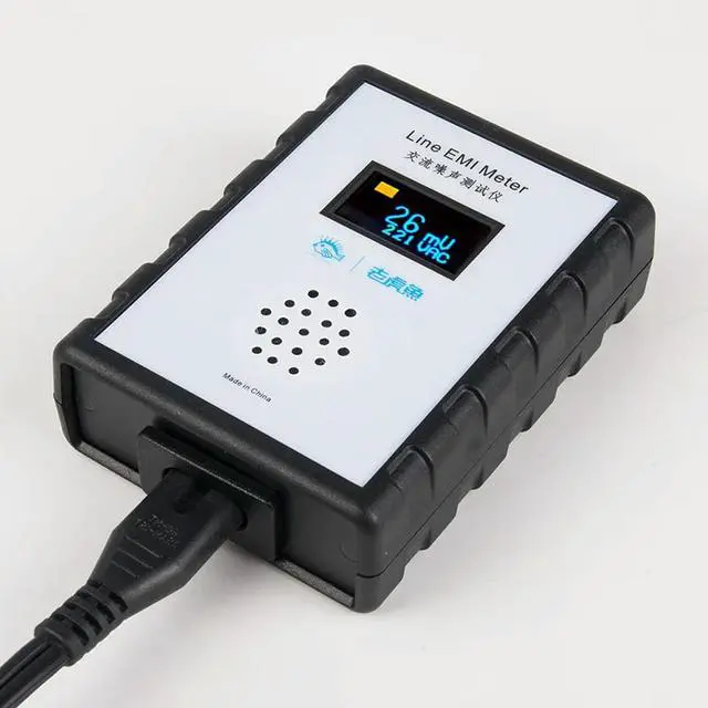 Alt view image 3 of 3 - LHY ADUIO OLED Display Mains Noise Tester EMI Measuring Instrument Broadband AC Power Supply Ripple Analyzer line EMI meter
