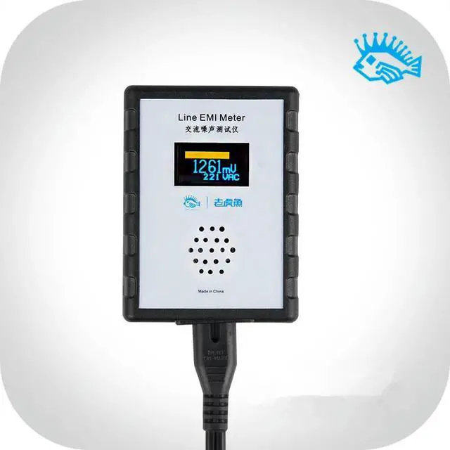 Alt view image 2 of 3 - LHY ADUIO OLED Display Mains Noise Tester EMI Measuring Instrument Broadband AC Power Supply Ripple Analyzer line EMI meter