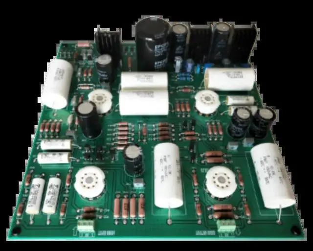 Main image of GMIN Elvis CAT SL1 circuit electronic tube front stage empty plate finished plate (4-tube version)