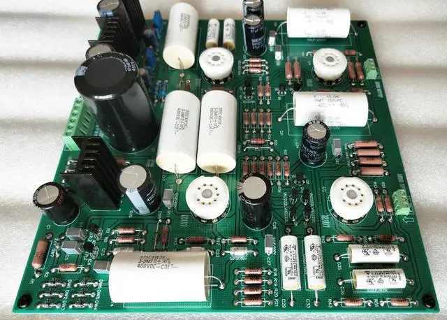 Alt view image 3 of 3 - GMIN Elvis CAT SL1 circuit electronic tube front stage empty plate finished plate (4-tube version)