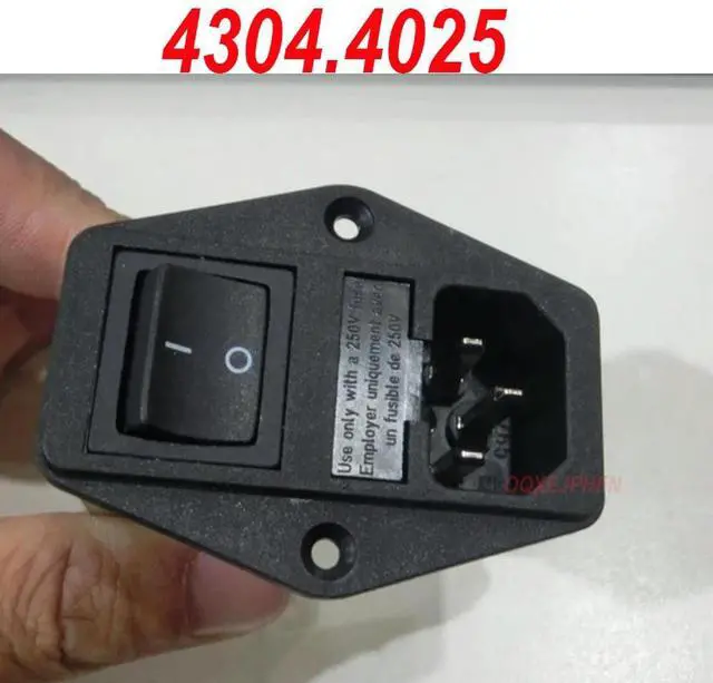 Main image of For SCHURTER 4304.4025 IEC power supply filter 250V/10A can replace the 4304.4005