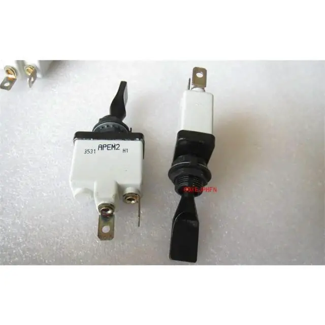 Alt view image 3 of 3 - For APEM2 3531 H1 Button Switch 2 Feet 2 Gears Waterproof And Dustproof Shaking Head Power Switch 12MM