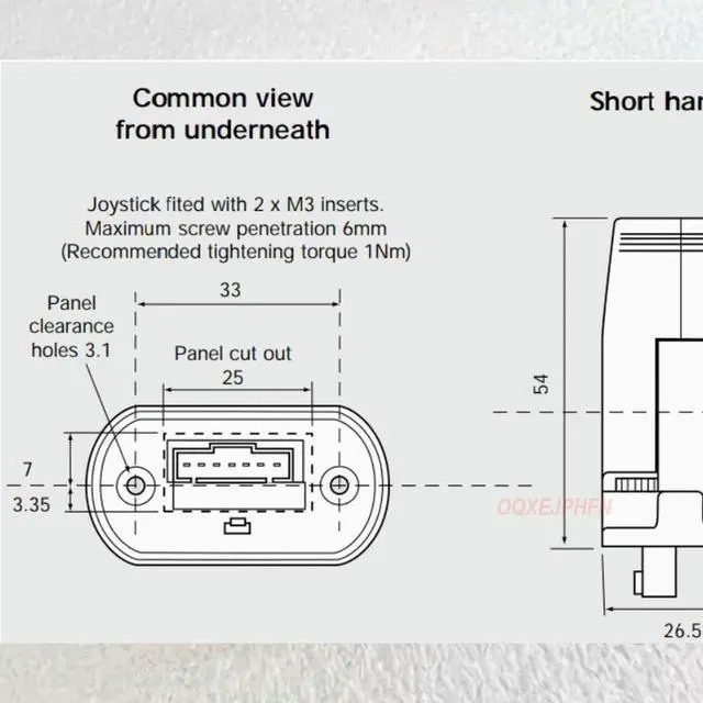 Alt view image 3 of 3 - For PENNY GILES JC120-0002 joystick forklift engineering vehicle control handle steering switch 5kOhm