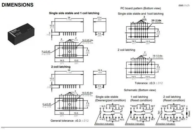 Alt view image 2 of 3 - For NAIS RF 4 GHz RM2-12V ARM201 1 Pcs