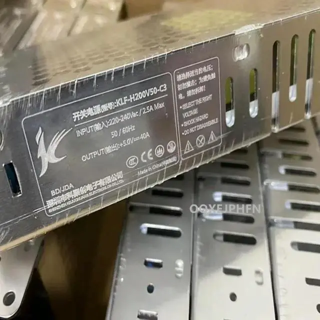 Alt view image 2 of 2 - Power Supply For KEJUCHUANG 5V40A 200W KLF-H200V50-C3