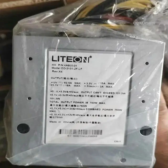 Alt view image 3 of 3 - Power Board For R520 G7 750W Power Supply DD-3151-2F-LF 4A805-01