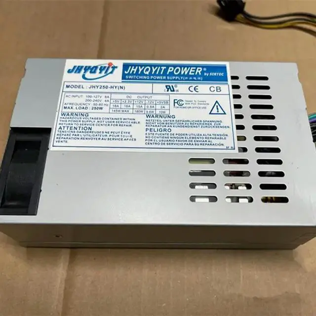 Alt view image 3 of 3 - Almost Power Supply For JHYQYIT Small 1U 250W Power Supply JHY250-HY(N) JHY250-HYN JHY250-HY (N) Work Like