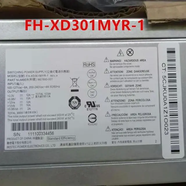 Main image of PSU 300W FH-XD301MYR-1 667893-001