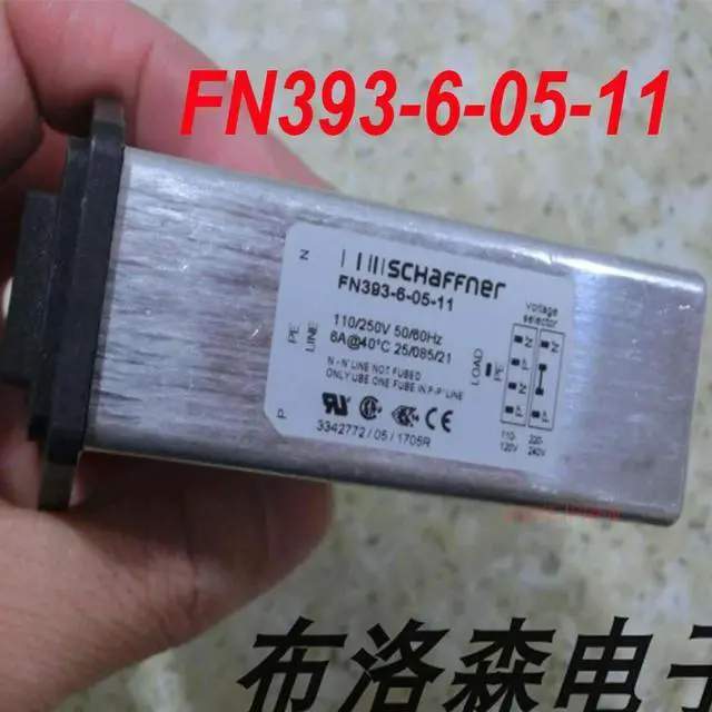 Main image of For SCHAFFNER power input filter socket FN393-6-05-11 panel installation 250V 6A
