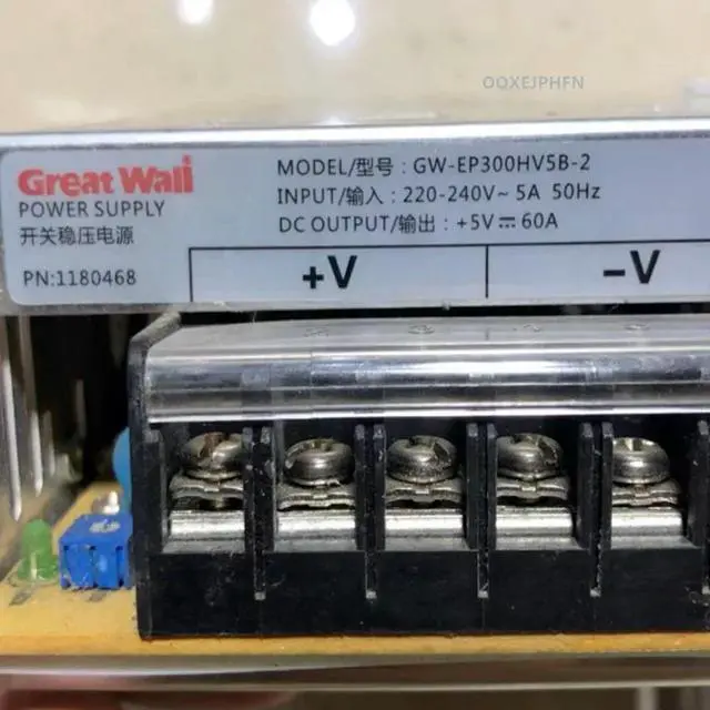 Alt view image 2 of 2 - 90% Unused Power Source For GREAT WALL 5V60A 300W Power Supply GW-EP300HV5B-2 Work Like 1 Pcs