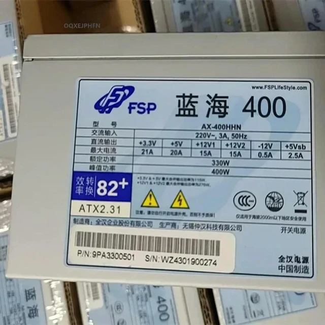 Alt view image 3 of 3 - Power Supply For FSP 400W AX-400HHN 1 Pcs
