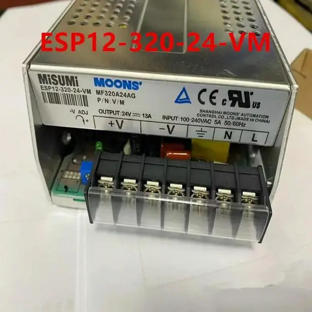 Main image of Power Supply For MISUMI MOONS 24V13A 320W Power Supply ESP12-320-24-VM MF320A24AG