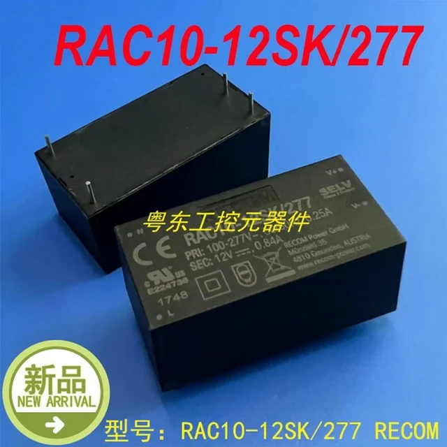 Main image of 1 PCS For RECOM RAC10-12SK/277 Power supply