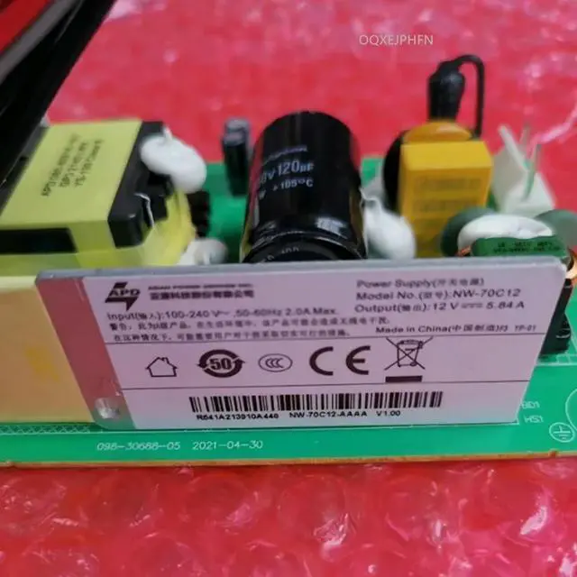Alt view image 3 of 3 - 100% Power Board For APD 12V5.84A 70W Power Supply NW-70C12