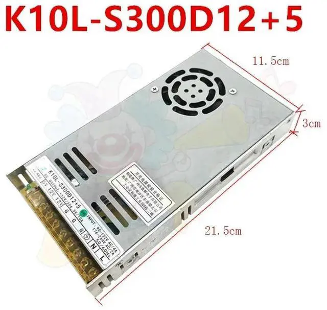 Main image of Power Supply For KAIHUI 12V20A 5V10A 300W K10L-S300D12+5