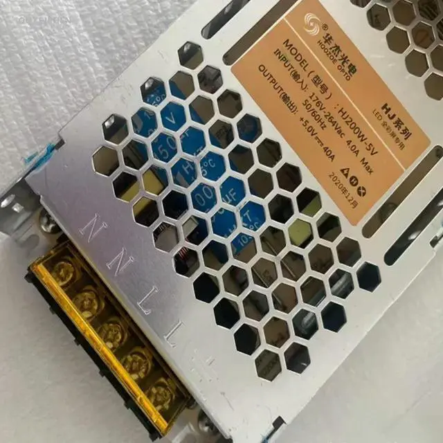 Alt view image 2 of 3 - Almost Unused Power Supply For HOOZOE 5V40A 200W HJ200W-5V